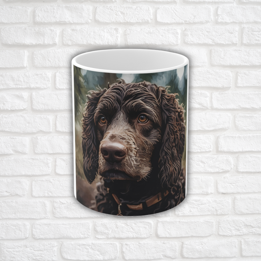 American Water Spaniel Coffee Mug | Spaniel Lover Gift | Watercolor Dog Art on Ceramic Mug
