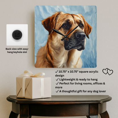 Anatolian Shepherd Dog Wall Clock | Loyal Guardian Gift | Decorative Acrylic Clock