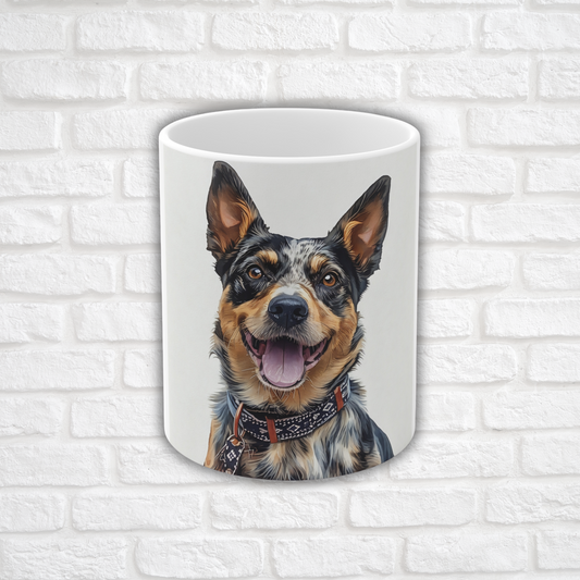 Australian Cattle Dog Coffee Mug | Blue Heeler Red Heeler Gift | Durable Ceramic Mug