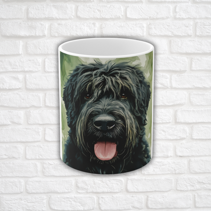 Black Russian Terrier Coffee Mug | Dog Lover Gift | Stylish Ceramic Mug with Bold Terrier Art