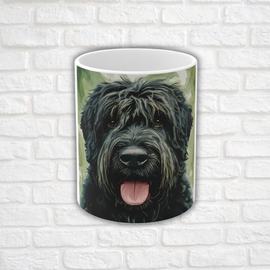 Black Russian Terrier Coffee Mug | Dog Lover Gift | Stylish Ceramic Mug with Bold Terrier Art