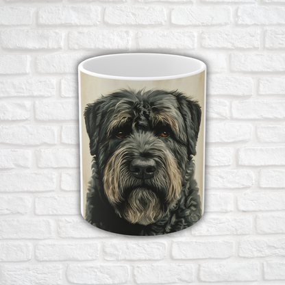 Bouvier des Flandres Coffee Mug | Dog Lover Gift | Durable Ceramic Mug with Elegant Bouvier Art