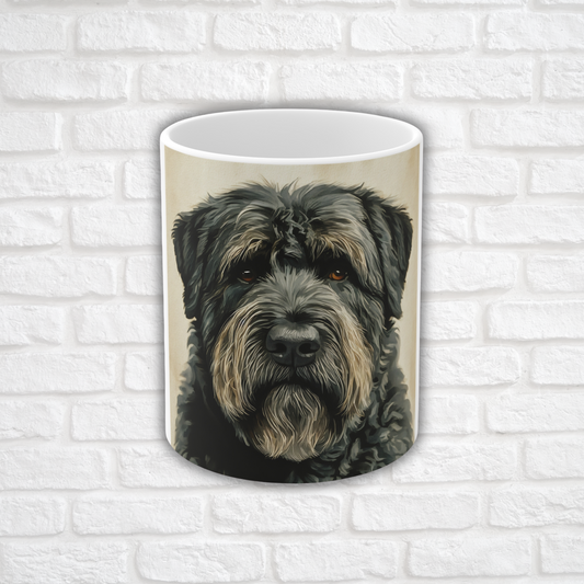 Bouvier des Flandres Coffee Mug | Dog Lover Gift | Durable Ceramic Mug with Elegant Bouvier Art