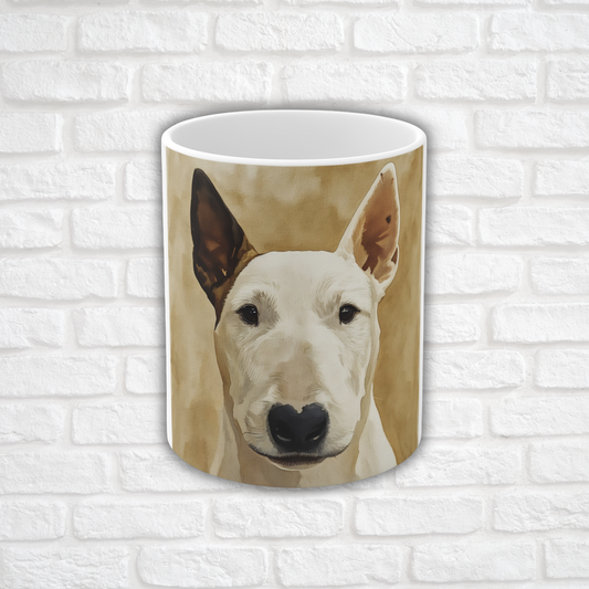 Bull Terrier Coffee Mug | Dog Lover Gift | Durable Ceramic Mug with Bull Terrier Art