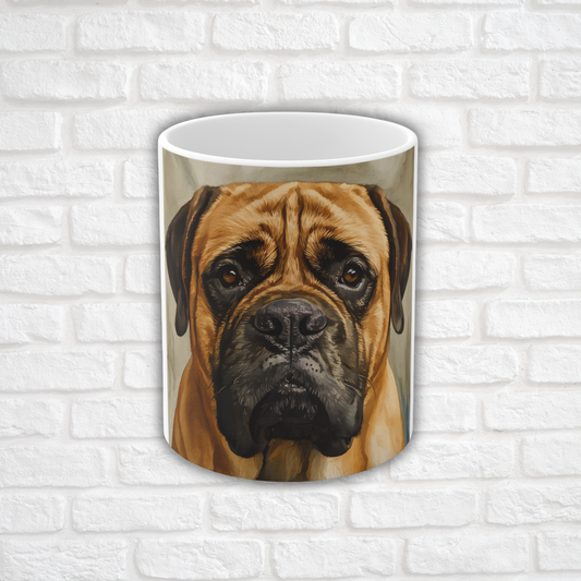 Bullmastiff Coffee Mug | Dog Lover Gift | Classic Ceramic Mug with Bullmastiff Art