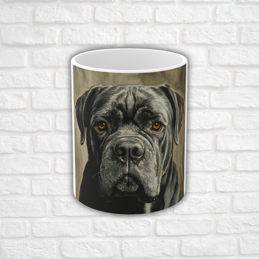 Cane Corso Coffee Mug | Dog Lover Gift | Durable Ceramic Cup with Elegant Cane Corso Art