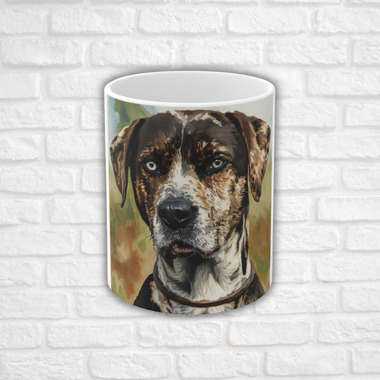 Catahoula Leopard Dog Coffee Mug | Dog Lover Gift | Durable Ceramic Cup with Elegant Catahoula Art