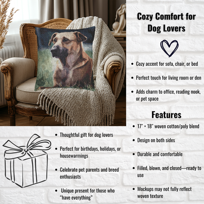 Chinook Woven Decorative Pillow – Dog Lover Home Décor Gift