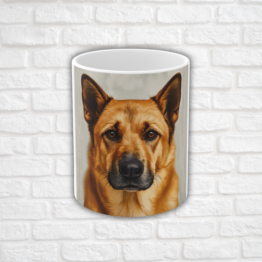 Chinook Coffee Mug | Dog Lover Gift | Durable Ceramic Mug with Chinook Dog Art