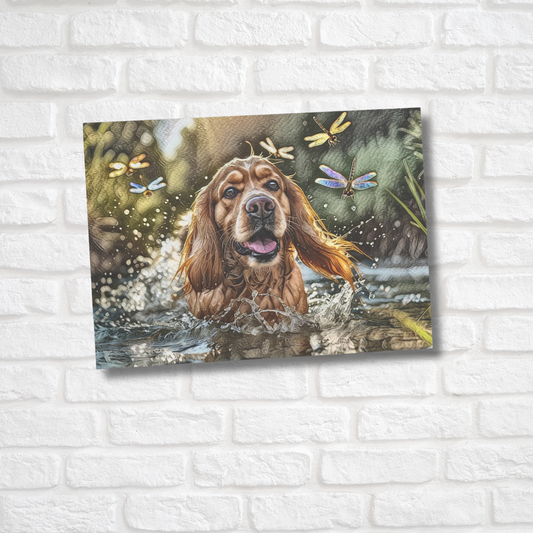 Cocker Spaniel Greeting Card Set - Oil-Painted Dog Art | Blank Inside | Envelopes Included