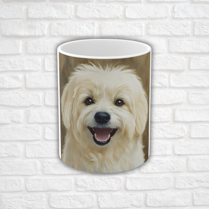 Coton de Tulear Coffee Mug – Adorable Watercolor Dog Lover Gift