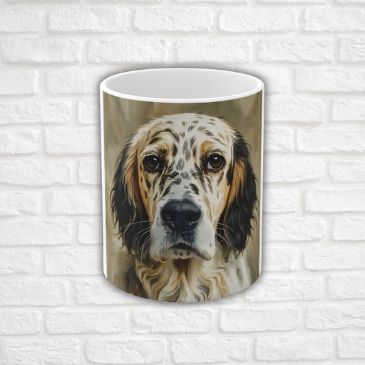 English Setter Coffee Mug – Watercolor Dog Lover Gift