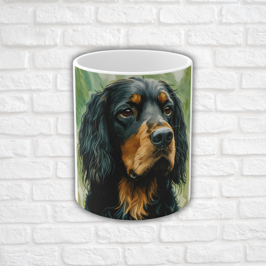 Gordon Setter Coffee Mug – Watercolor Dog Breed Art Gift