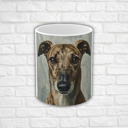 Greyhound Coffee Mug | Sleek Dog Lover Gift | 11 oz Ceramic Mug with C Handle