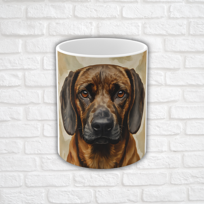Hanoverian Scenthound Coffee Mug | 11 oz Ceramic Mug for Rare Dog Lovers