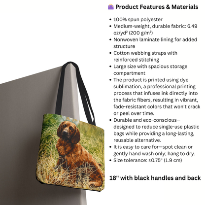 Hanoverian Scenthound Tote Bag | Durable Reusable Dog Lover Gift