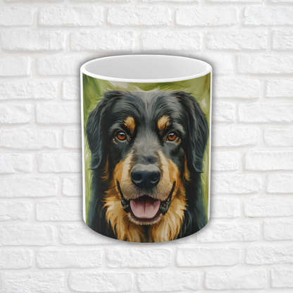 Hovawart Coffee Mug | Rare Guardian Dog Gift | 11 oz Ceramic Mug with C Handle