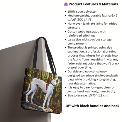 Ibizan Hound Tote Bag | Sleek Reusable Dog Lover Gift