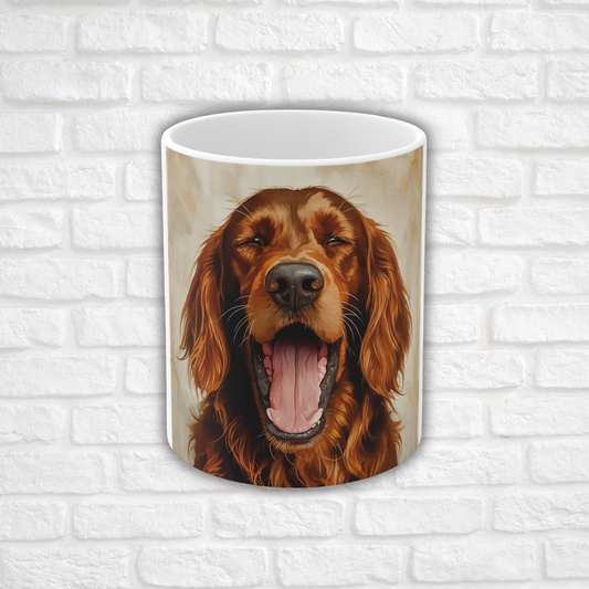 Irish Setter Coffee Mug | Graceful Red Dog Gift | 11 oz Ceramic Mug with C Handle