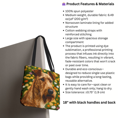 Irish Terrier Tote Bag – Stylish Reusable Dog Lover Gift