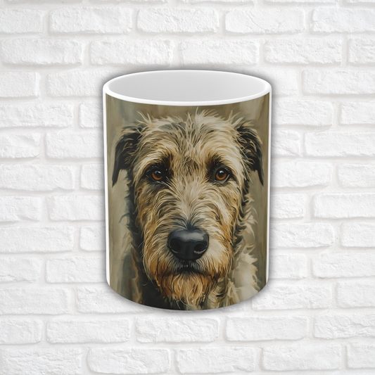 Irish Wolfhound 11oz Ceramic Coffee Mug – Gentle Giant Dog Lover Gift