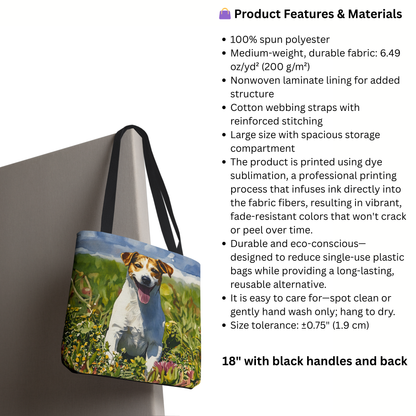 Jack Russell Terrier Tote Bag – Energetic & Loyal Dog Lover Gift