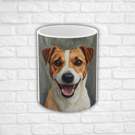 Jack Russell Terrier 11oz Ceramic Coffee Mug – Energetic & Loyal Dog Lover Gift