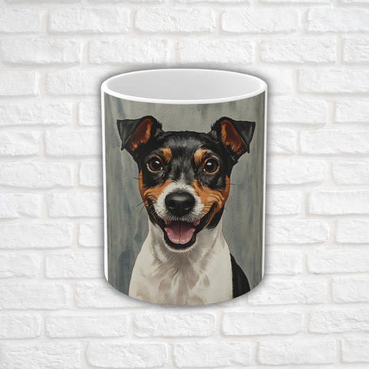Japanese Terrier 11oz Ceramic Coffee Mug – Rare & Lively Dog Lover Gift