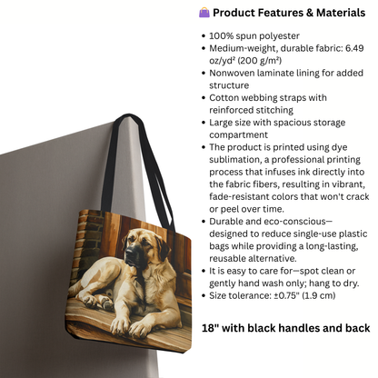 Kangal Shepherd Dog Tote Bag – Powerful & Protective Dog Lover Gift