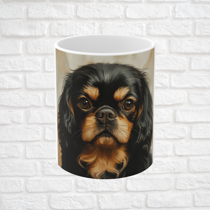 King Charles Spaniel Coffee Mug | 11oz Ceramic Dog Lover Gift with C-Handle