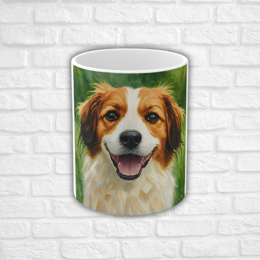 Kooikerhondje Coffee Mug | 11oz Ceramic Dutch Spaniel Dog Breed Cup