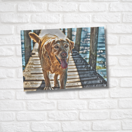 Labrador Retriever Greeting Card Set - Oil-Painted Dog Art | Blank Inside | Envelopes Included