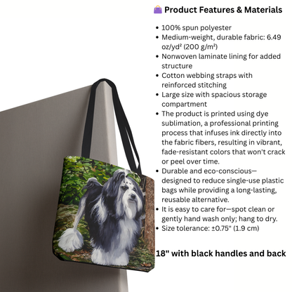 Löwchen Tote Bag | “Little Lion Dog” Gift | Durable Reusable Dog Breed Bag