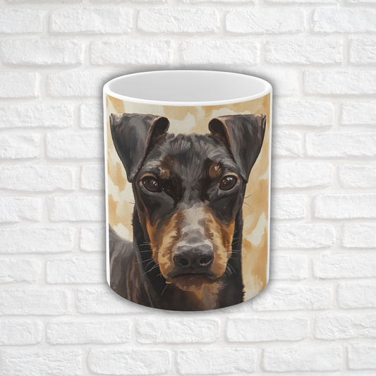 Manchester Terrier Coffee Mug – Unique Dog Lover Gift – Watercolor Manchester Terrier Art