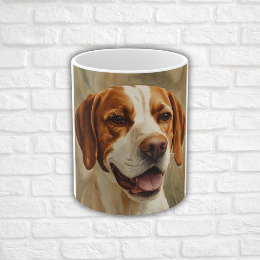Pointer Coffee Mug – Elegant Dog Lover Gift – Watercolor Pointer Art