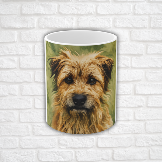 Pyrenean Shepherd Coffee Mug – Cheerful Dog Lover Gift – Watercolor Pyrenean Shepherd Art