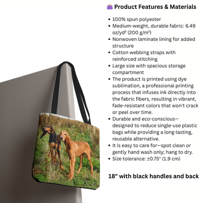 Segugio Italiano Tote Bag – Elegant Scent-hound Lover Gift – Watercolor Segugio Art