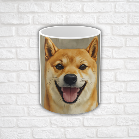 Shiba Inu Coffee Mug – Adorable Dog Lover Gift – Watercolor Shiba Inu Art