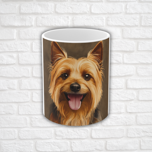 Silky Terrier Coffee Mug – Cute Dog Lover Gift – Watercolor Silky Terrier Art