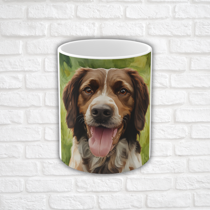 Small Munsterlander Pointer Coffee Mug – Watercolor Hunting Dog Gift
