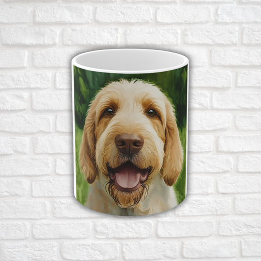 Spinone Italiano Coffee Mug – Watercolor Hunting Dog Lover Gift