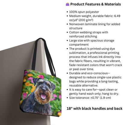 Standard Schnauzer Tote Bag – Watercolor Dog Lover Gift