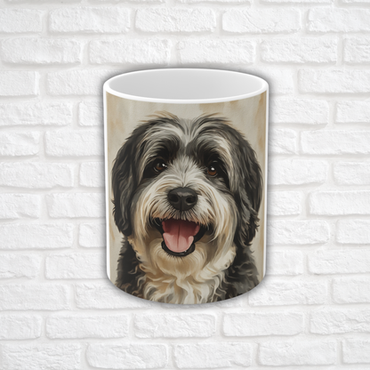 Tibetan Terrier Coffee Mug – Watercolor Dog Lover Gift