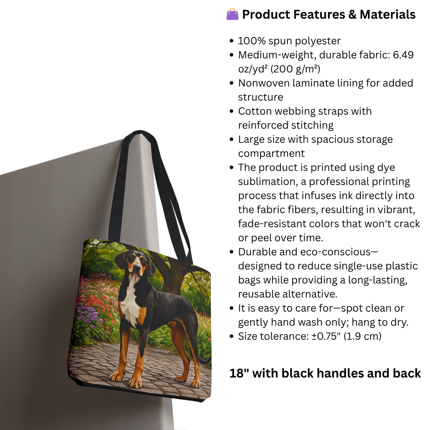 Transylvanian Hound Tote Bag – Watercolor Rare Dog Breed Gift