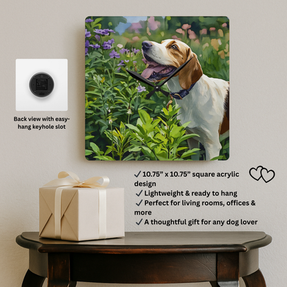 Treeing Walker Coonhound Wall Clock – Bold Dog Lover Gift – Classic Hound Design
