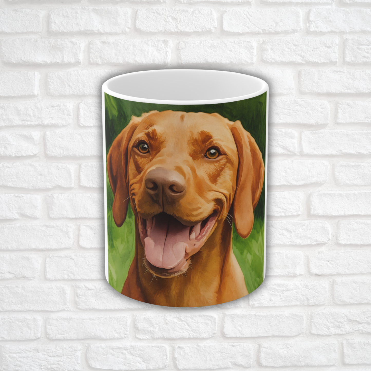 Vizsla Coffee Mug – Elegant Dog Lover Gift – Artistic Vizsla Portrait