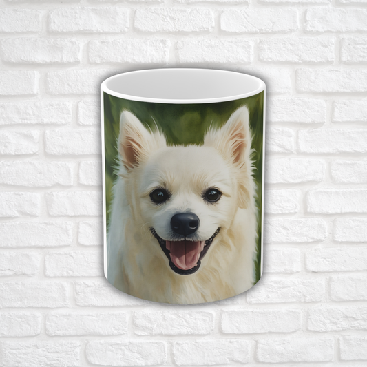 Volpino Italiano Coffee Mug – Rare Dog Lover Gift – Charming Dog Breed Art