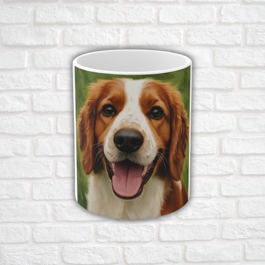 Welsh Springer Spaniel Coffee Mug – Dog Lover Gift – Artistic Spaniel Design