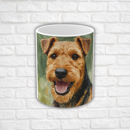 Welsh Terrier Coffee Mug – Bold Dog Lover Gift – Artistic Terrier Portrait