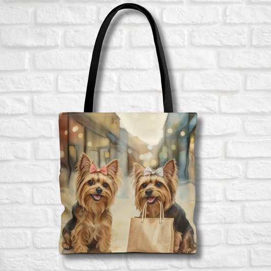 Yorkshire Terrier Tote Bag | Stylish Yorkie Shoulder Bag | Gift for Yorkie Moms & Dog Lovers